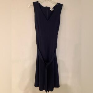 Calvin Klein Navy V-Neck Maxi Dress